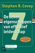 Covey's 7 Eigenschappen... De 7 Eigenschappen van Effectief Leiderschap, een voorbeeld van een oorspronkelijk en zeer goed zelf-management boek.